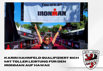 Karin Hahnfeld qualifziert sich für den Ironman auf Hawaii